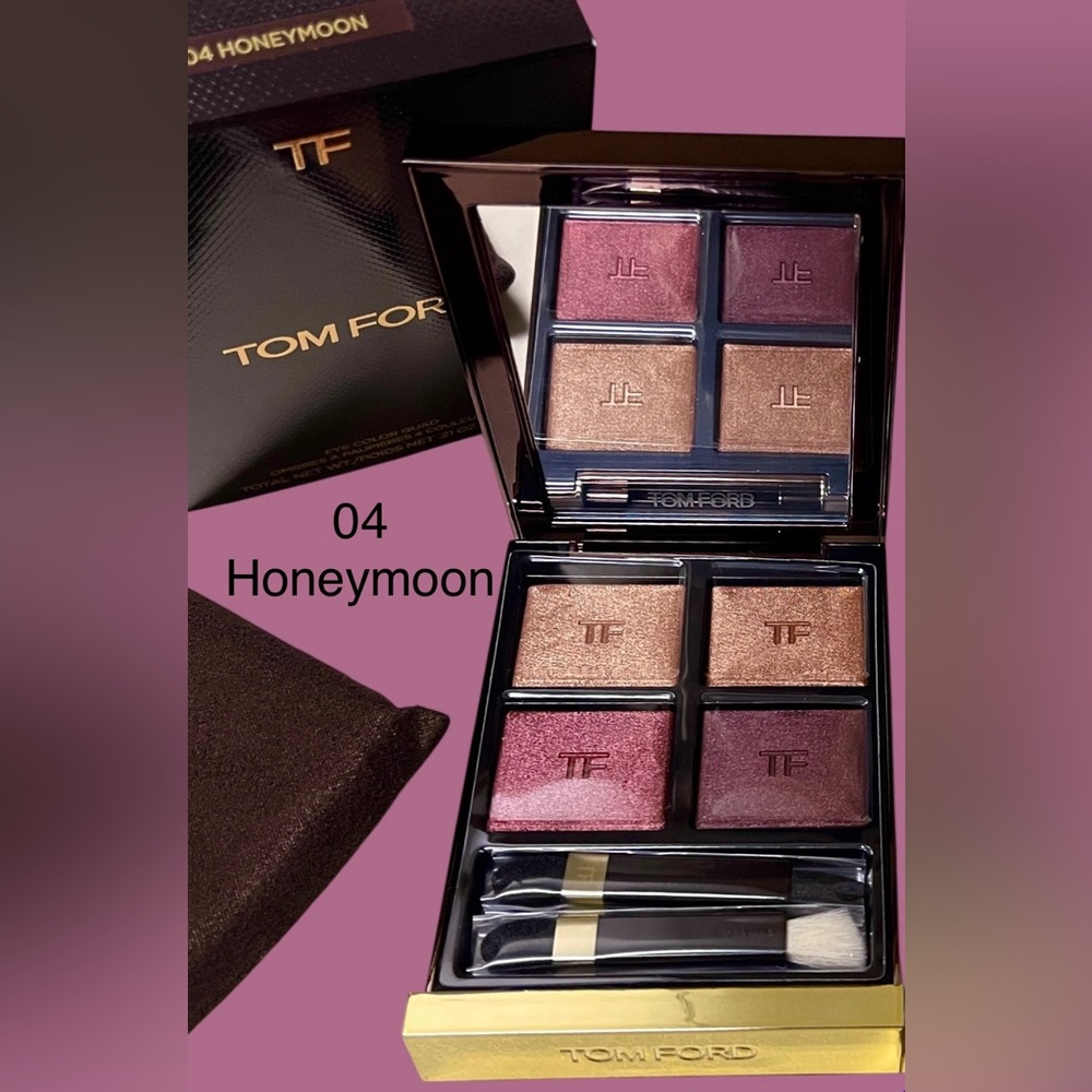 Tom Ford NEW Eyeshadow Quad 04 Honeymoon Boxed/dust cover